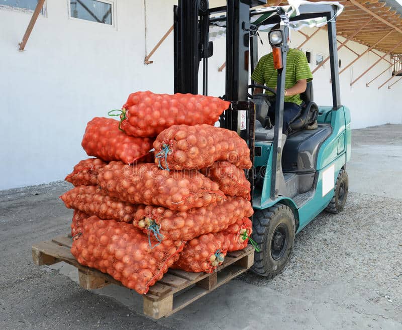 forklift onion