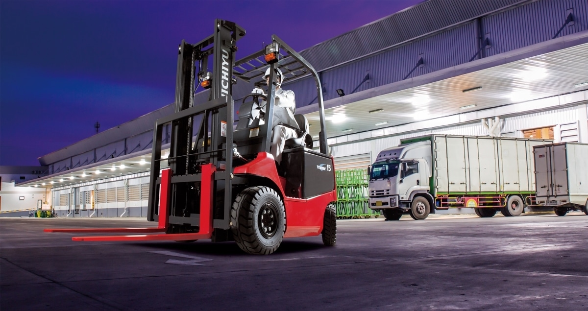 forklift delivery driver