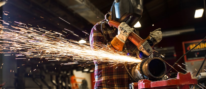 welding, or grinding